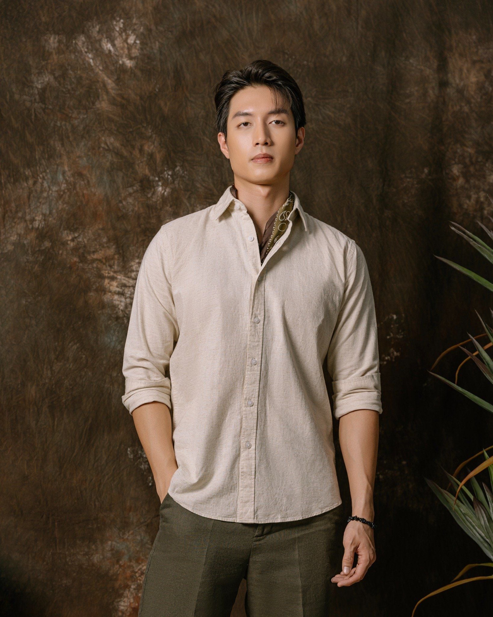 Áo Sơ Mi Nam By Cotton Linen Be