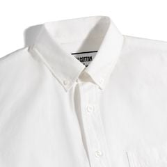 Áo Sơ Mi Nam Tay Dài Paper Cotton Màu Trắng