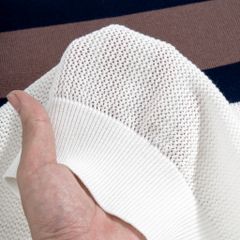 Áo Cổ Tròn Dệt Kim Phối Sọc Ngực 2 màu