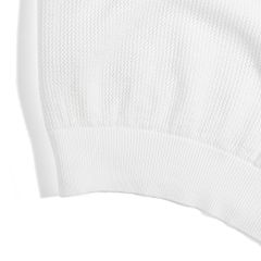 Áo Cổ Tròn Dệt Kim Phối Sọc Ngực 2 màu