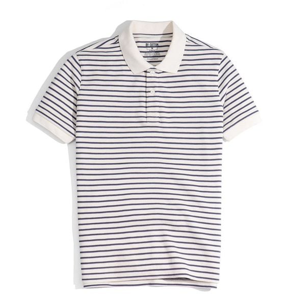 ÁO THUN POLO NAVY MINI STRIPES