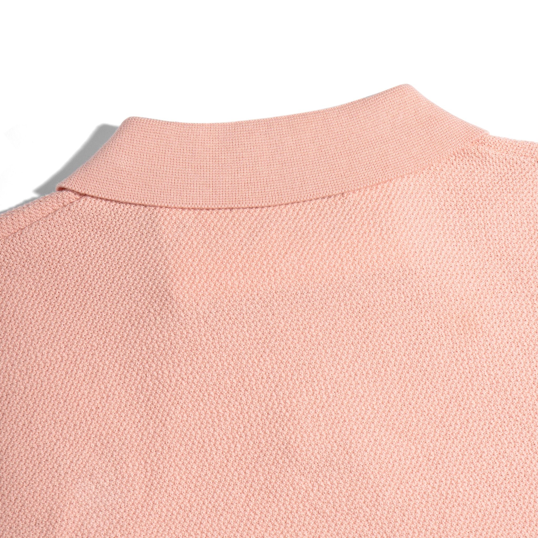 Áo Thun Polo Dệt Kim Cao Cấp Hồng - SS2