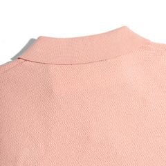 Áo Thun Polo Dệt Kim Cao Cấp Hồng - SS2