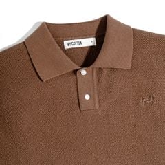 ÁO POLO DỆT KIM CAO CẤP NÂU SS2