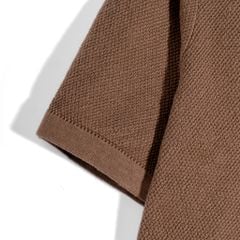 ÁO POLO DỆT KIM CAO CẤP NÂU SS2