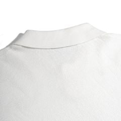 ÁO THUN POLO DỆT KIM CAO CẤP MÀU TRẮNG - SS2