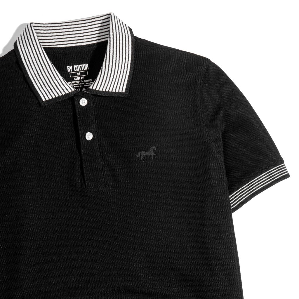 Polo Basic Cool Pique SS2 - Đen