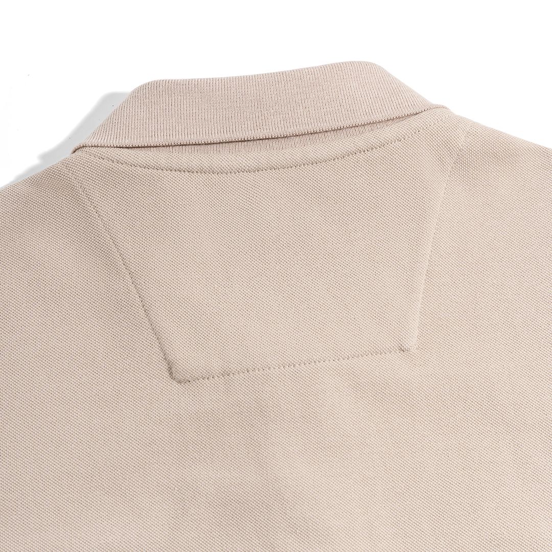 Áo Thun Polo Basic Pique 1.0 - Cream