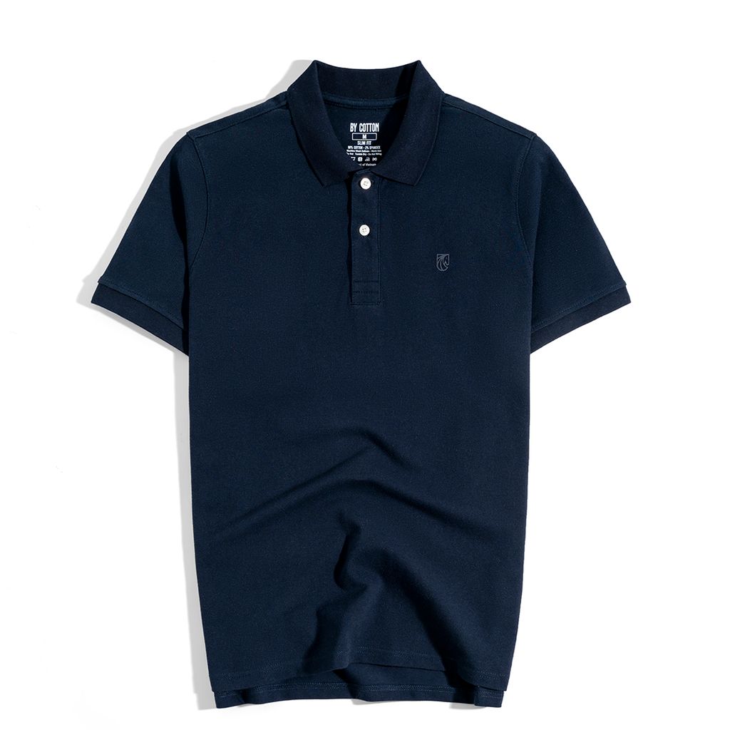 Áo Thun Polo Basic Pique 1.0 - Navy