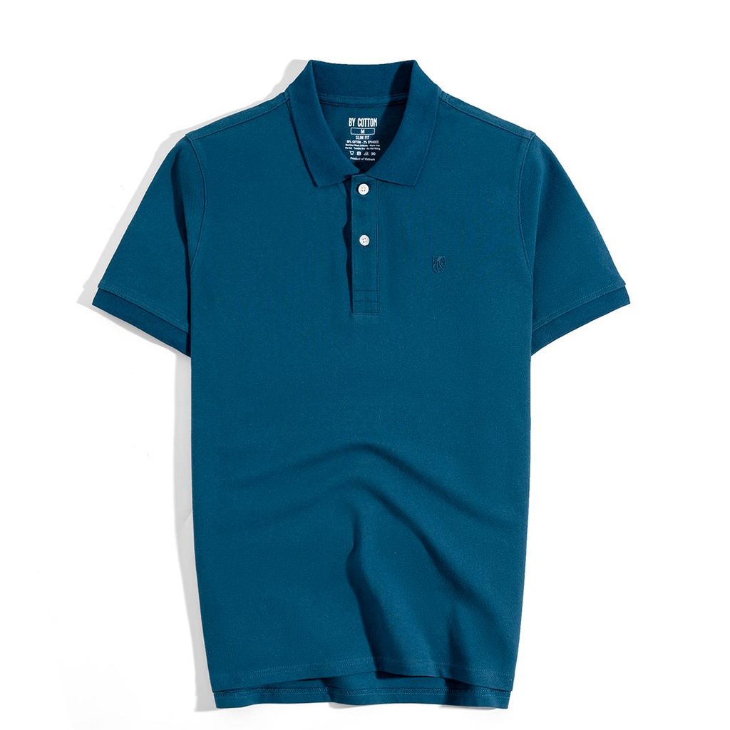 Áo Thun Polo Basic Pique 1.0 - Cobalt Blue