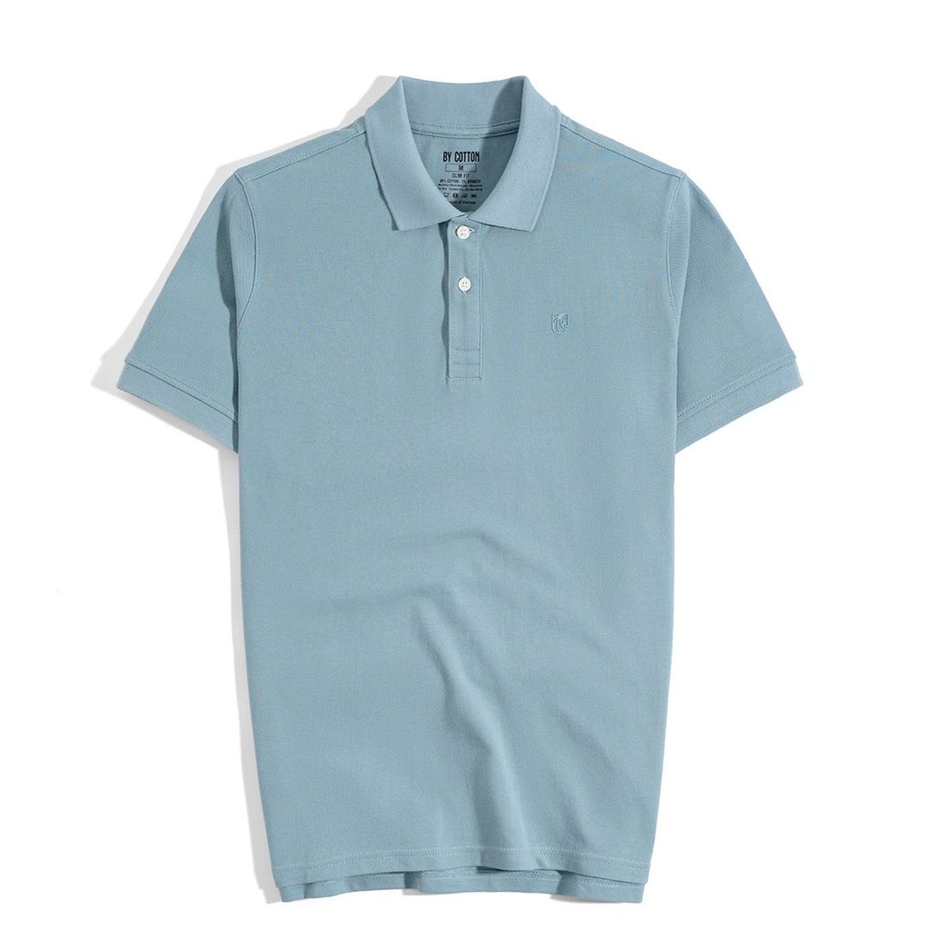 Áo Thun Polo Basic Pique 1.0 - Cyan