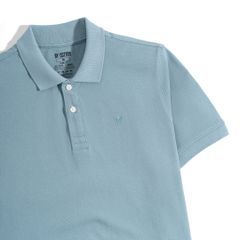 Áo Thun Polo Basic Pique 1.0 - Cyan