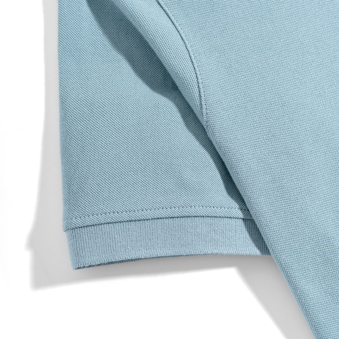 Áo Thun Polo Basic Pique 1.0 - Cyan