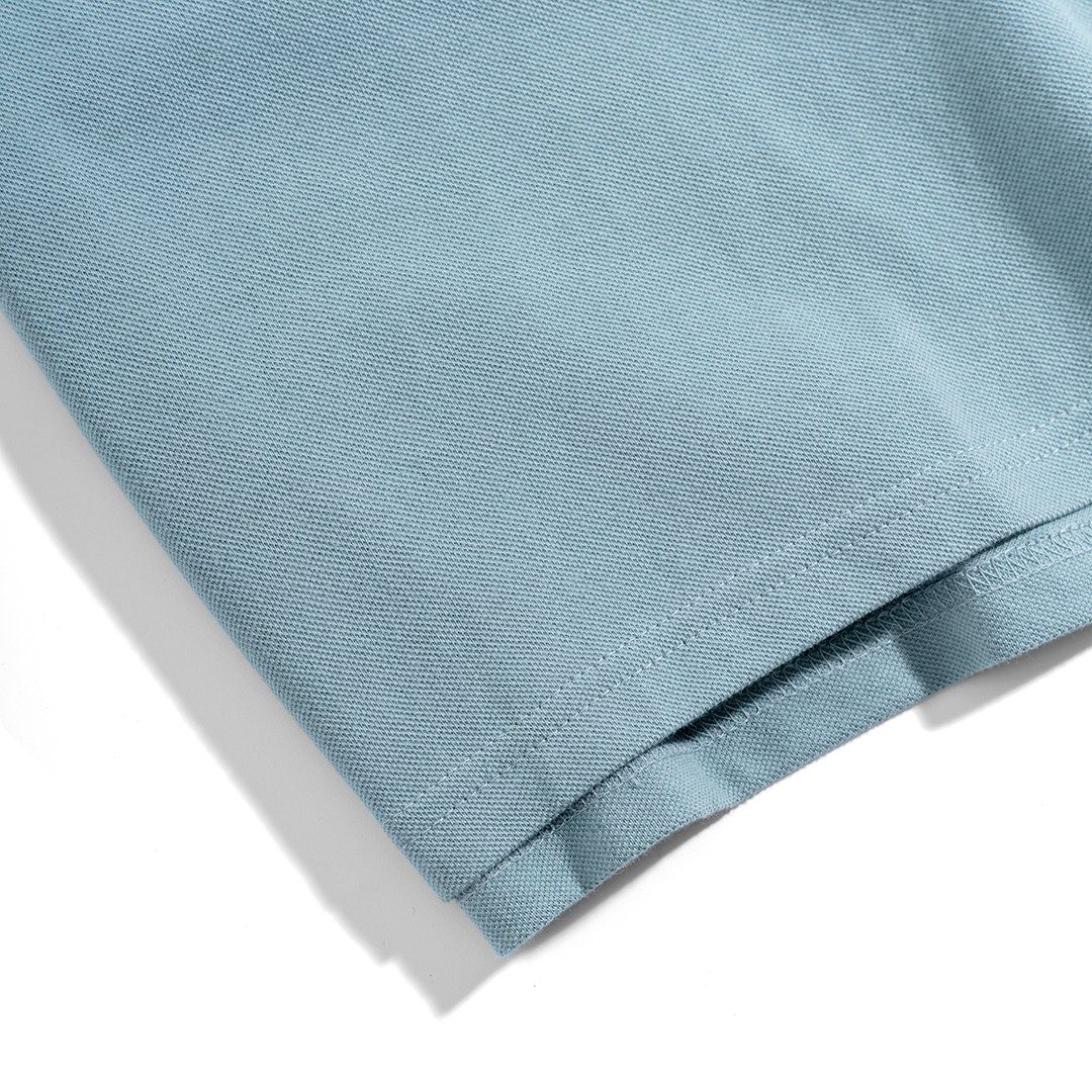 Áo Thun Polo Basic Pique 1.0 - Cyan