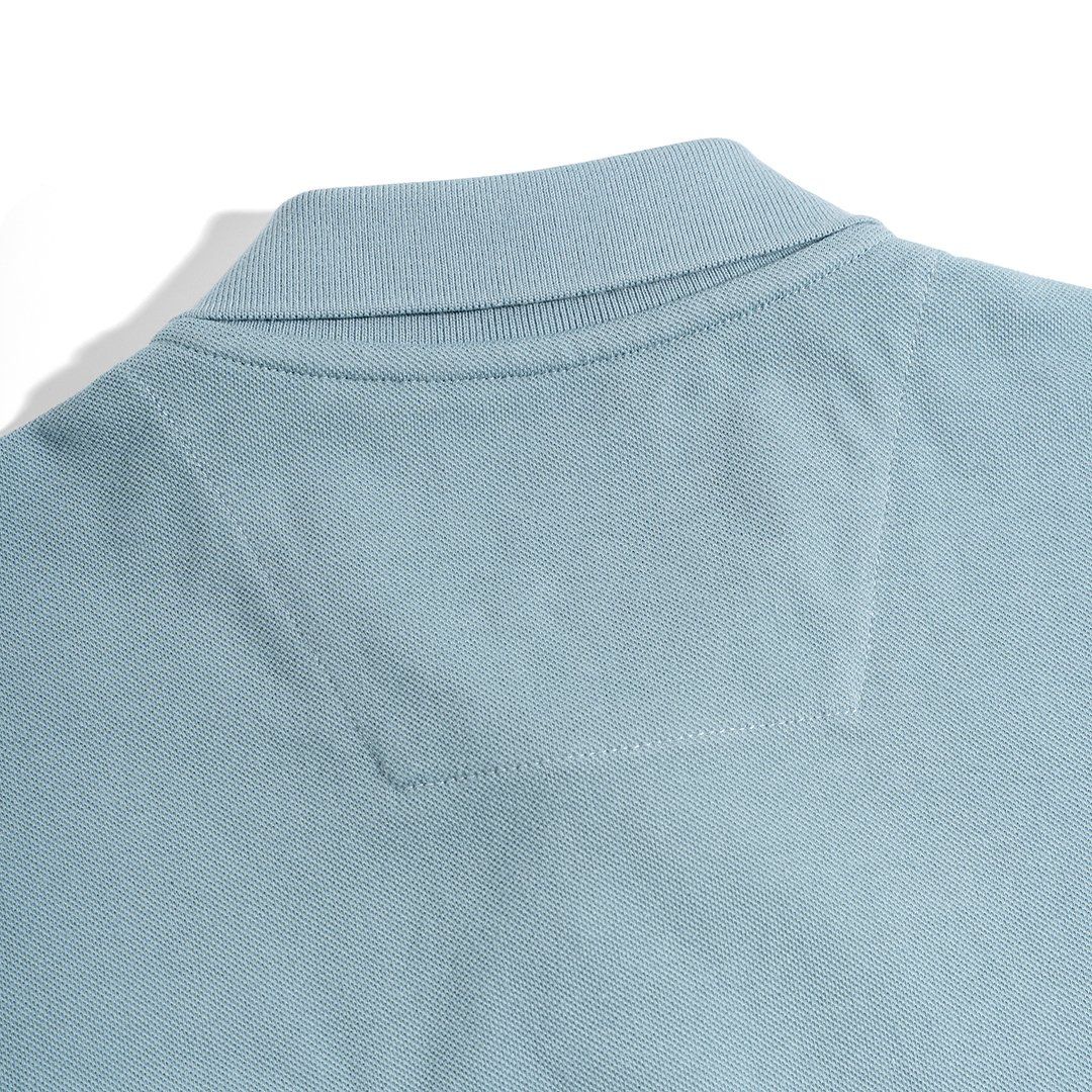Áo Thun Polo Basic Pique 1.0 - Cyan