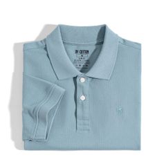 Áo Thun Polo Basic Pique 1.0 - Cyan