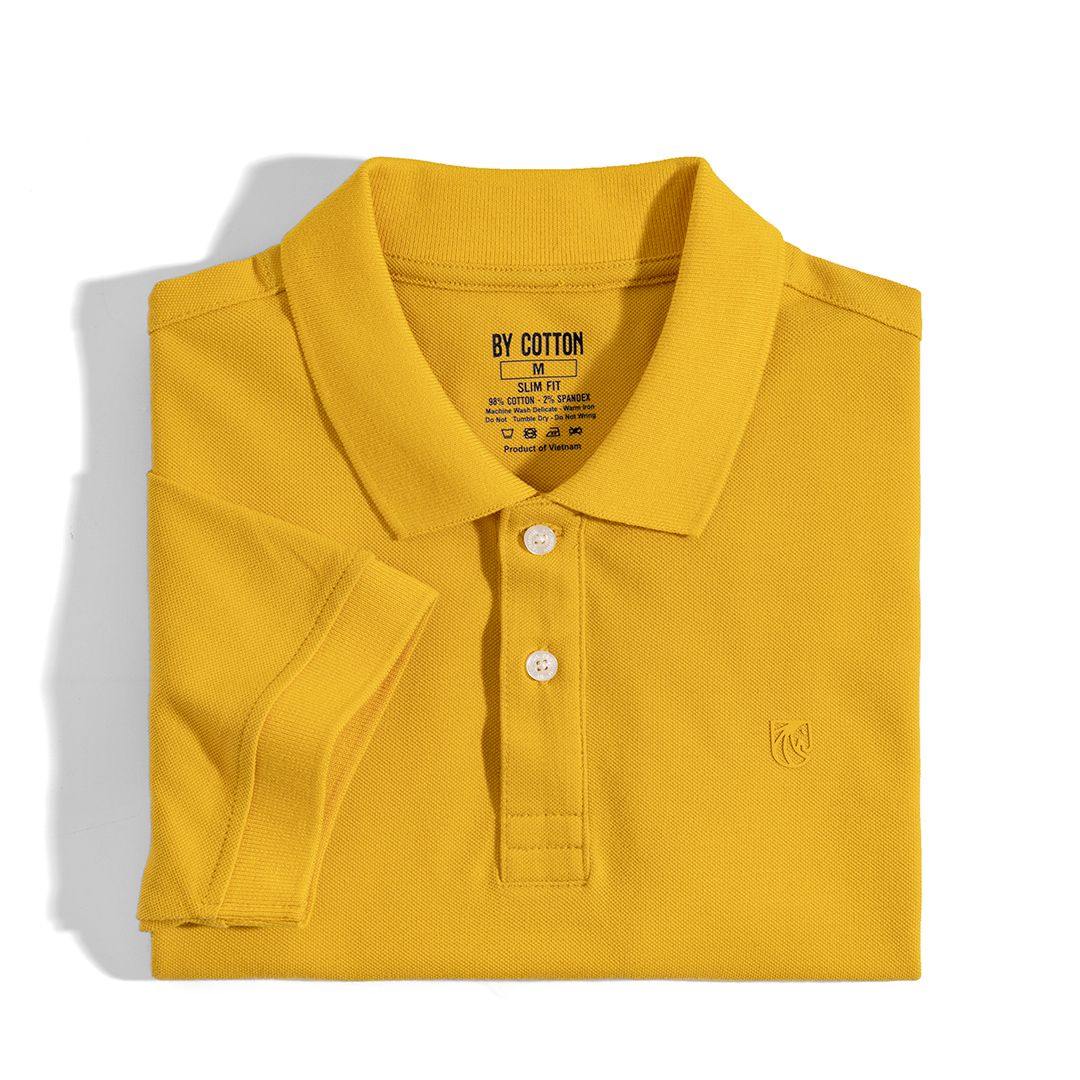 Áo Thun Polo Basic Pique 1.0 - Yellow