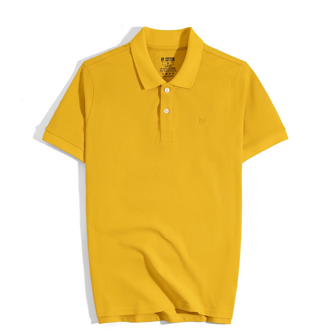 Áo Thun Polo Basic Pique 1.0 - Yellow