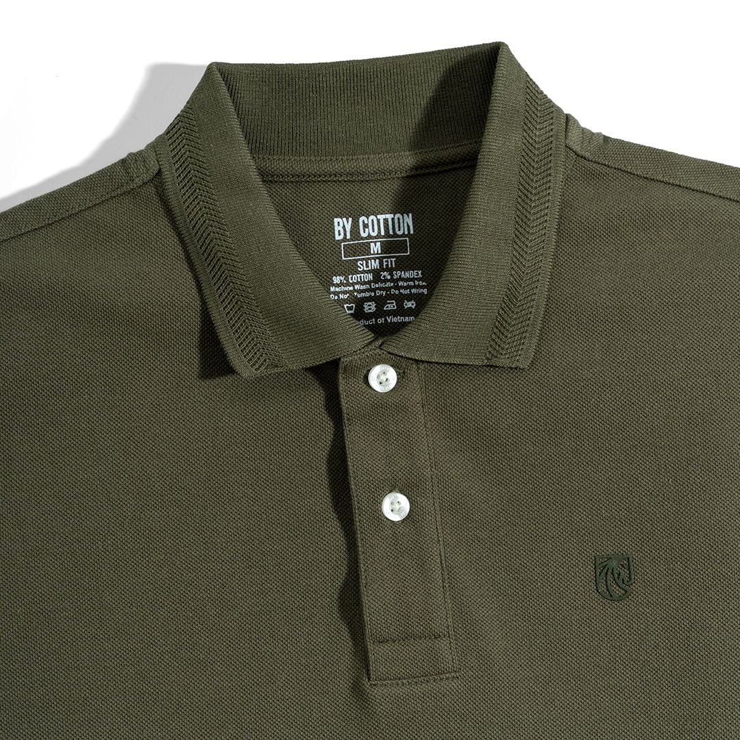 Áo Thun Polo Basic Pique 2.0 - Dark Green