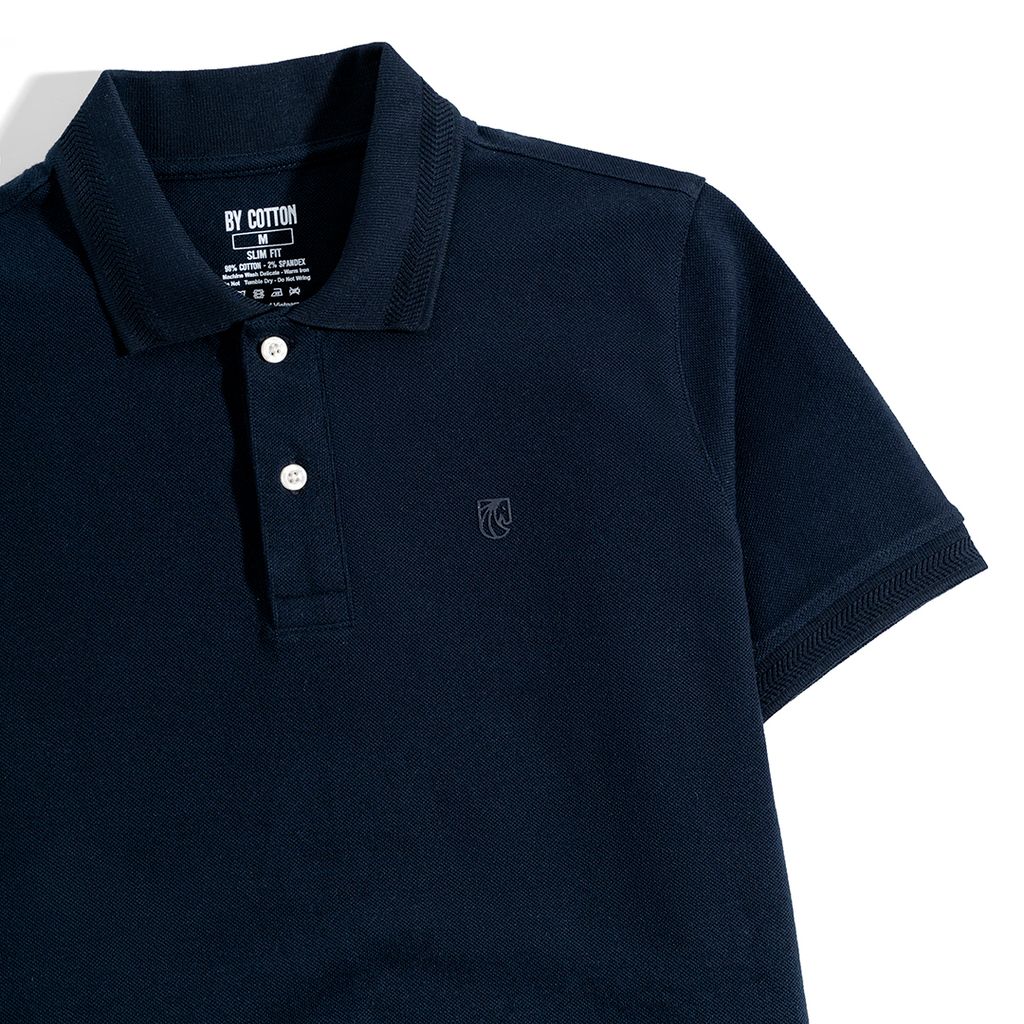 Áo Thun Polo Basic Pique 2.0 - Navy