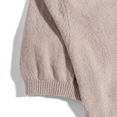 Áo Thun Polo Dệt Kim Textured Trơn Màu Hồng Pastel