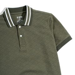 Áo Thun Polo Pique 2.0 - Monogram Dark Green 2025