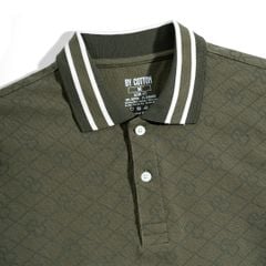Áo Thun Polo Pique 2.0 - Monogram Dark Green 2025