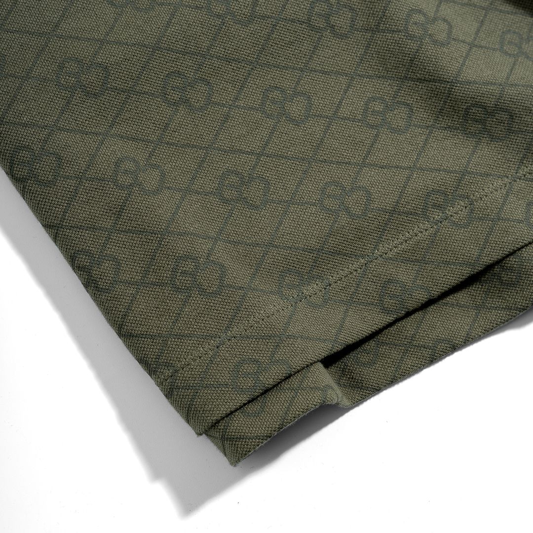 Áo Thun Polo Pique 2.0 - Monogram Dark Green 2025