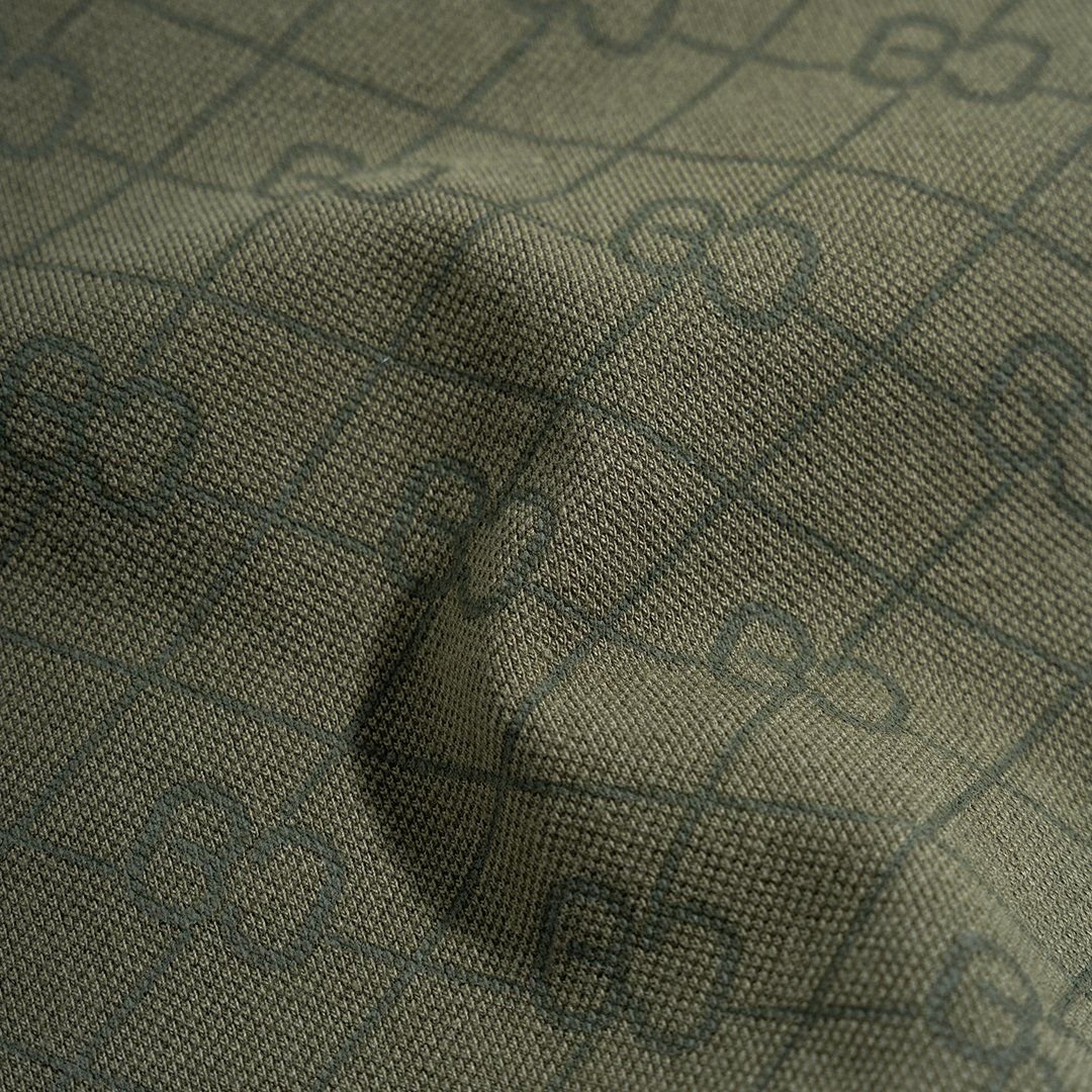 Áo Thun Polo Pique 2.0 - Monogram Dark Green 2025
