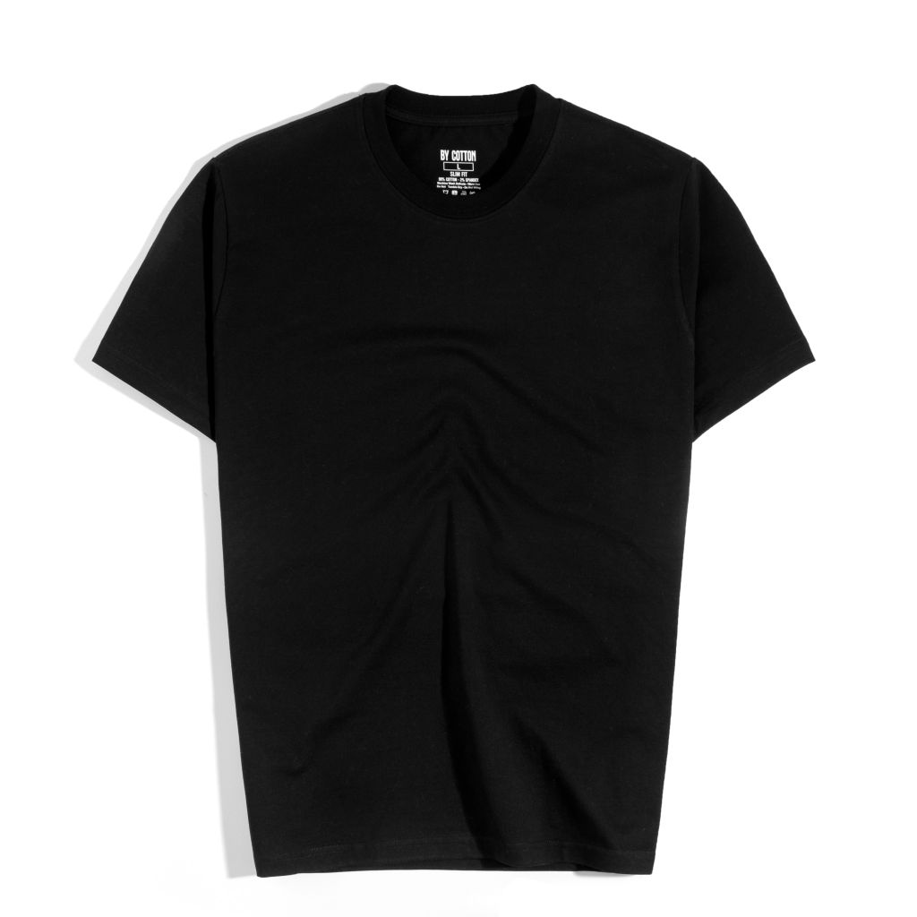 Áo Thun Cổ Tròn Form Slimfit 02 - Màu Đen