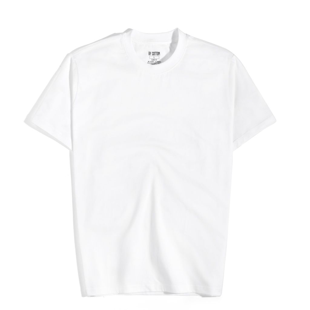 Áo Thun Cổ Tròn Form Slimfit 02 - Màu Trắng
