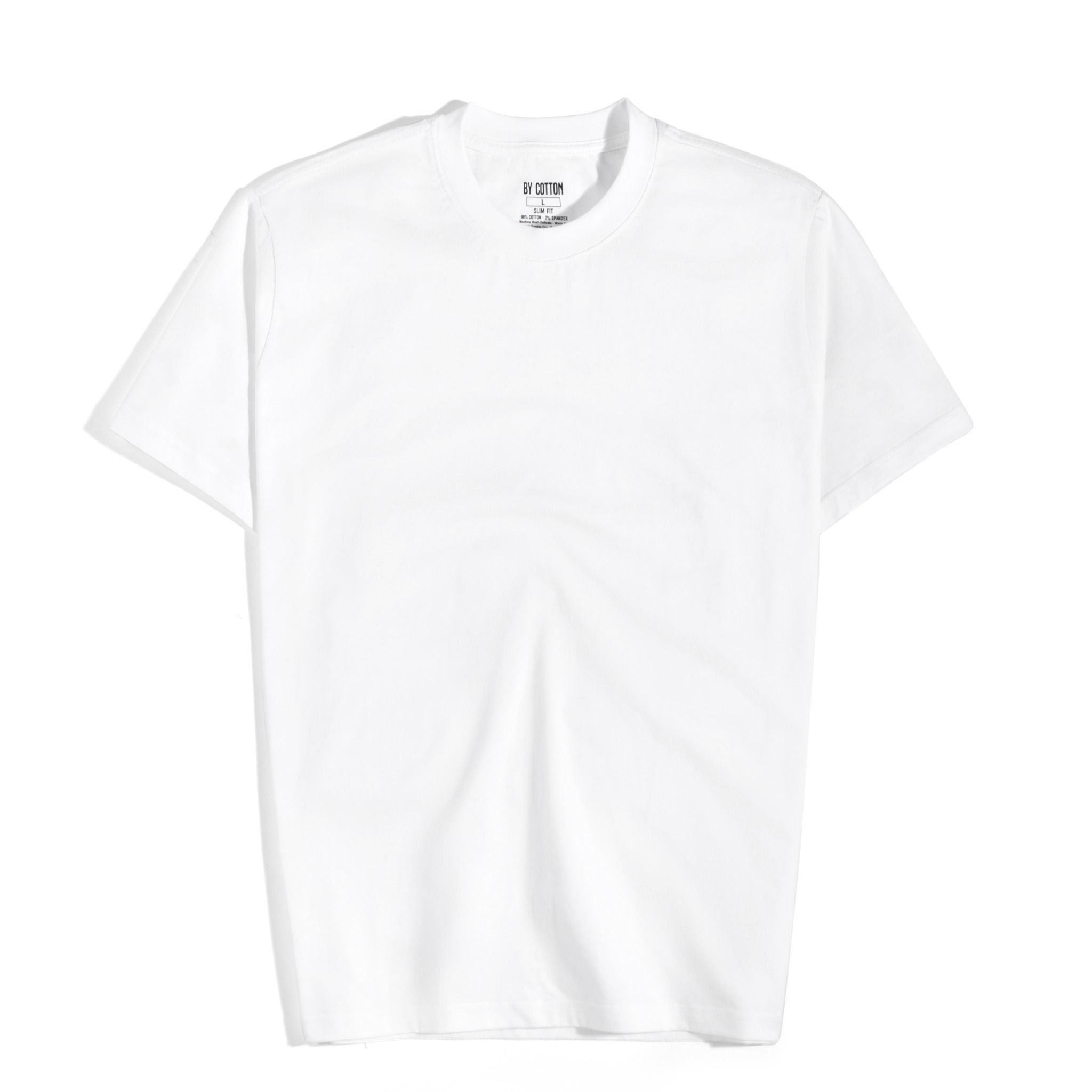 Áo Thun Cổ Tròn Form Slimfit 02 - Màu Trắng