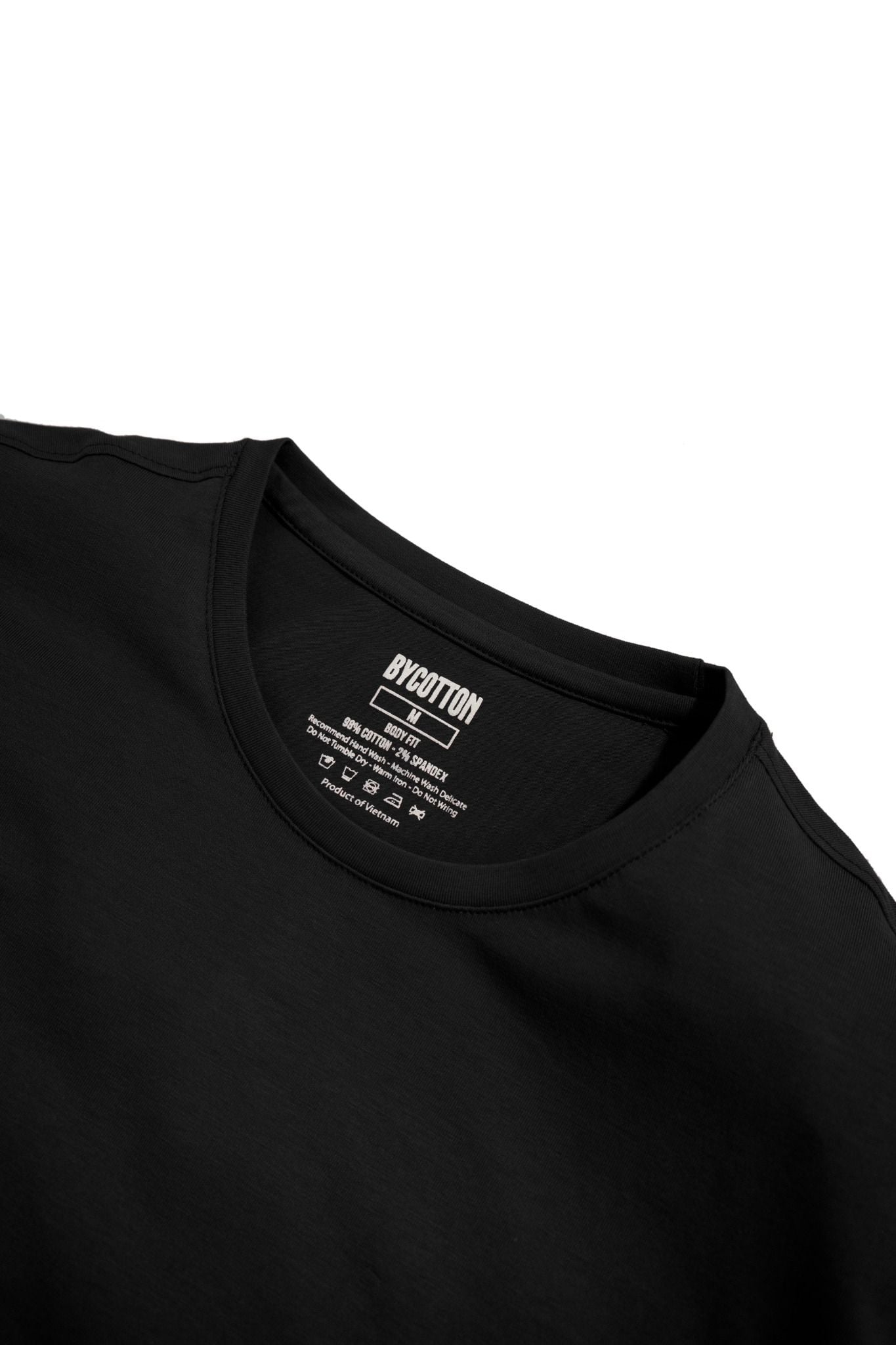 BASIC TEE WHITE / BLACK