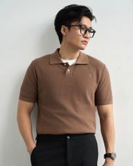 ÁO POLO DỆT KIM CAO CẤP NÂU SS2