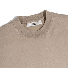 Áo Thun Cổ Tròn Dệt Kim - Nâu