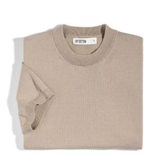 Áo Thun Cổ Tròn Dệt Kim - Nâu