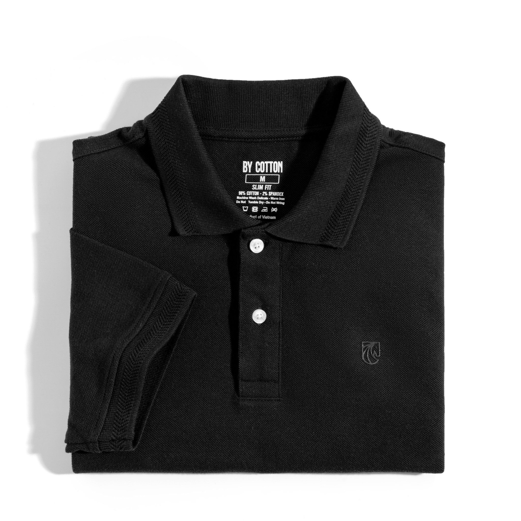 Áo Thun Polo Basic Pique 2.0 - Black