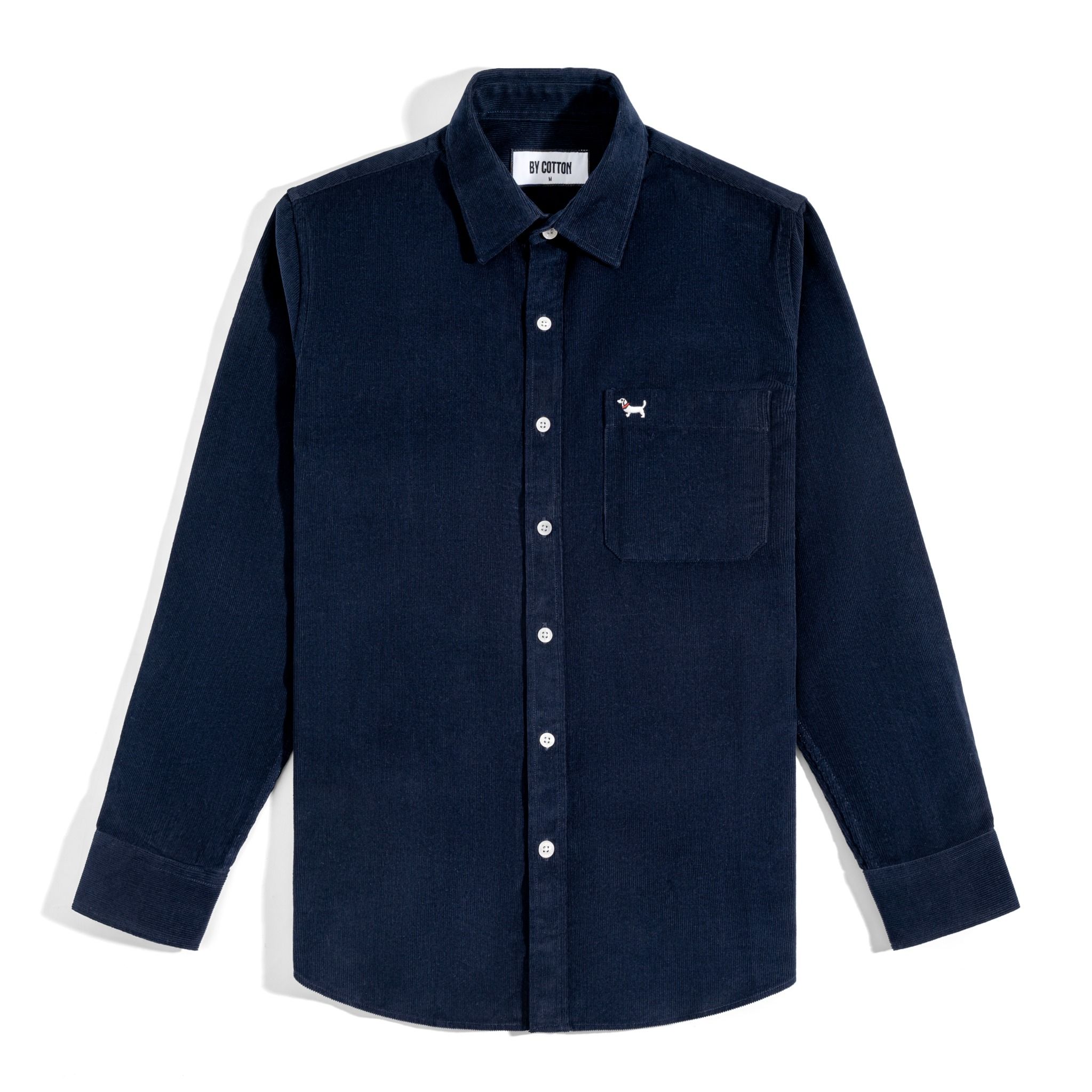 Áo Sơ Mi Nam By Cotton Velvet Xanh Đen