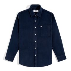 Áo Sơ Mi Nam By Cotton Velvet Xanh Đen