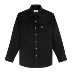 Áo Sơ Mi Nam Velvet Đen