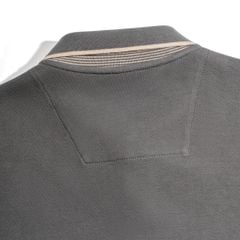 Áo Thun Polo 2Layer Xám - Viền Bo