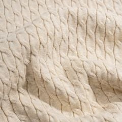 Áo Thun Polo Dệt Kim Twist - Be