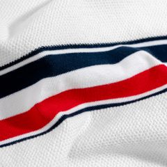 Áo Thun Cổ Tròn Dệt Kim Phối Sọc Ngực 3 Màu