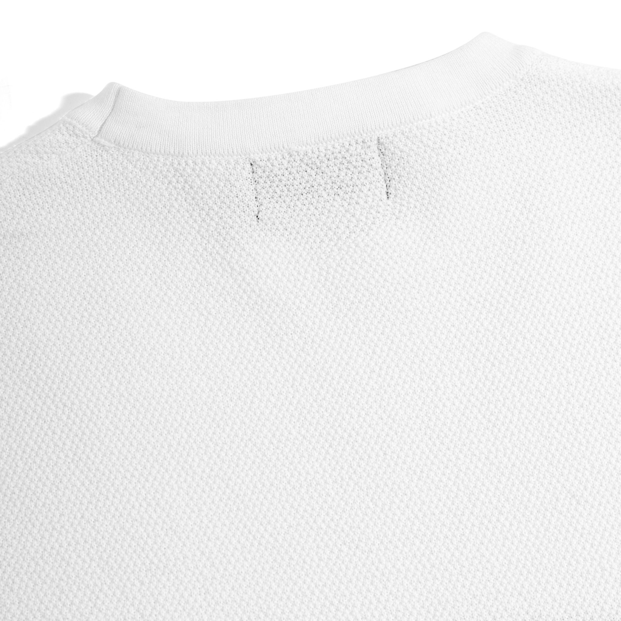 Áo Thun Cổ Tròn Dệt Kim Phối Sọc Ngực 3 Màu