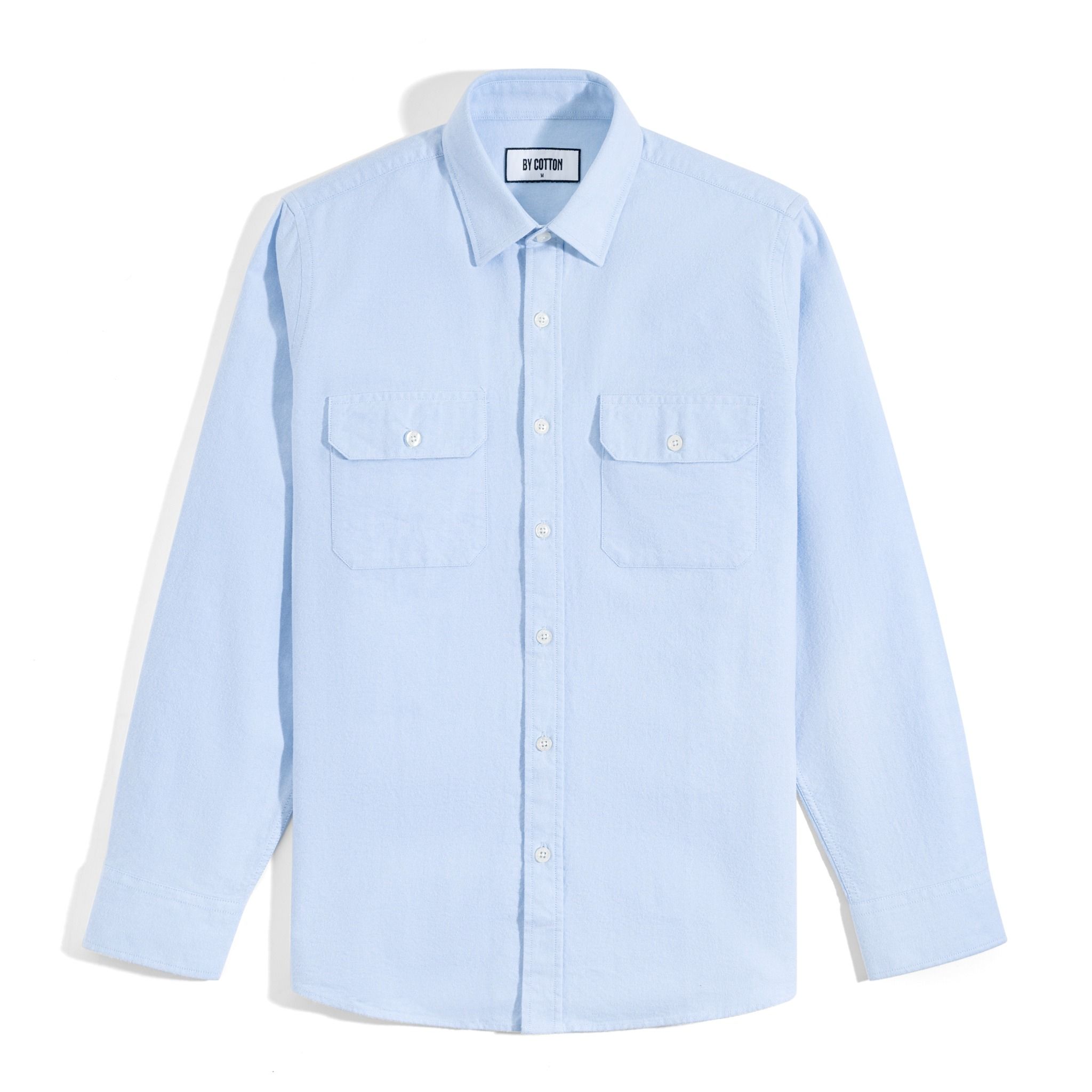 Áo Sơ Mi Nam Oxford Light Blue Có Túi