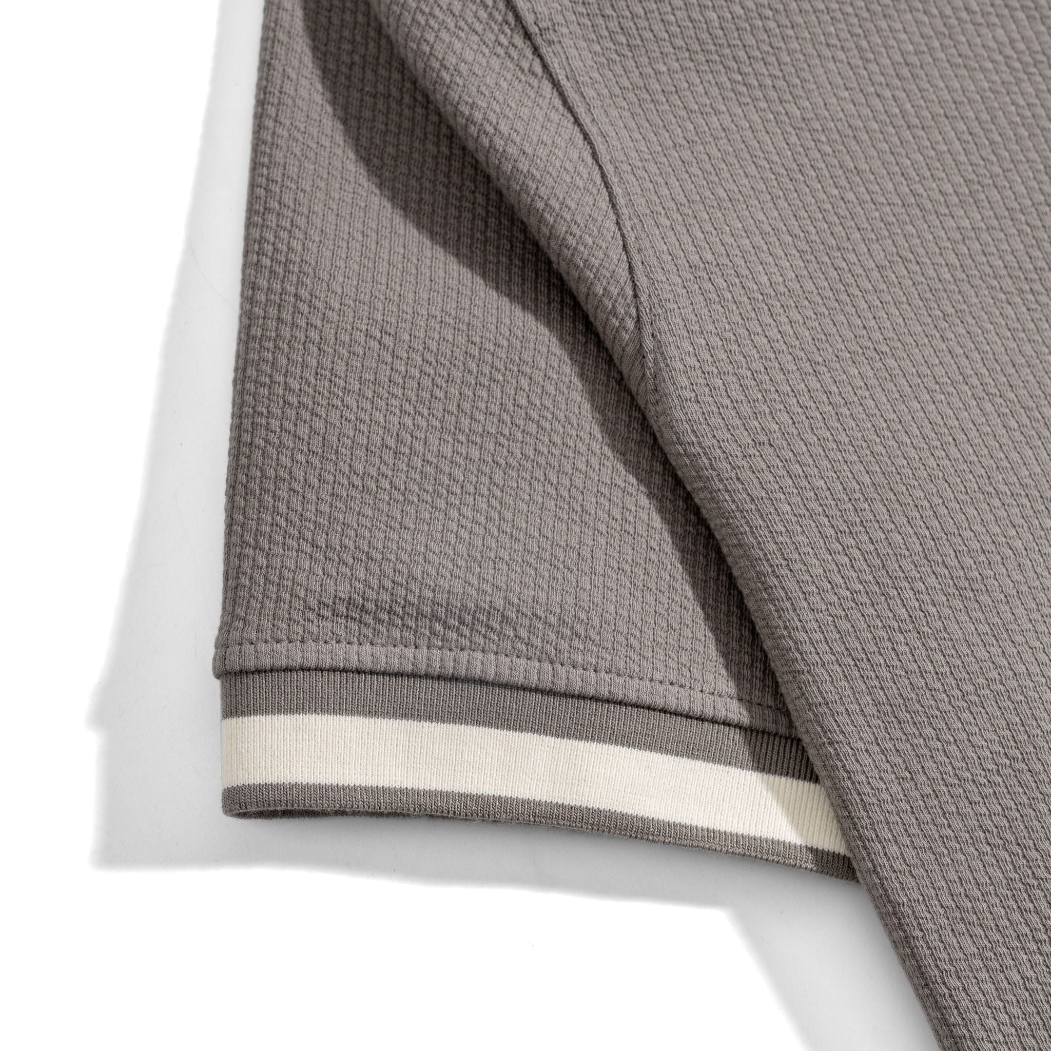 Áo Thun Polo Nam By Cotton Gân Nâu