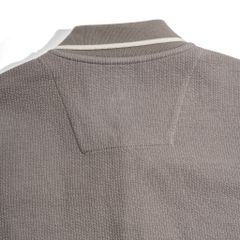 Áo Thun Polo Nam By Cotton Gân Nâu