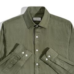 Áo Sơ Mi Nam By Cotton Linen Rêu