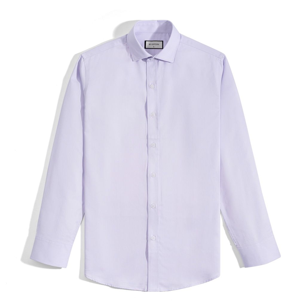 Áo Sơ Mi Công Sở Nam Bamboo Cotton Tím