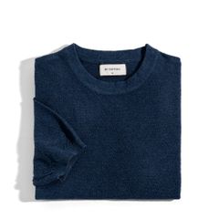 ÁO THUN CỔ TRÒN DỆT KIM XANH ĐEN